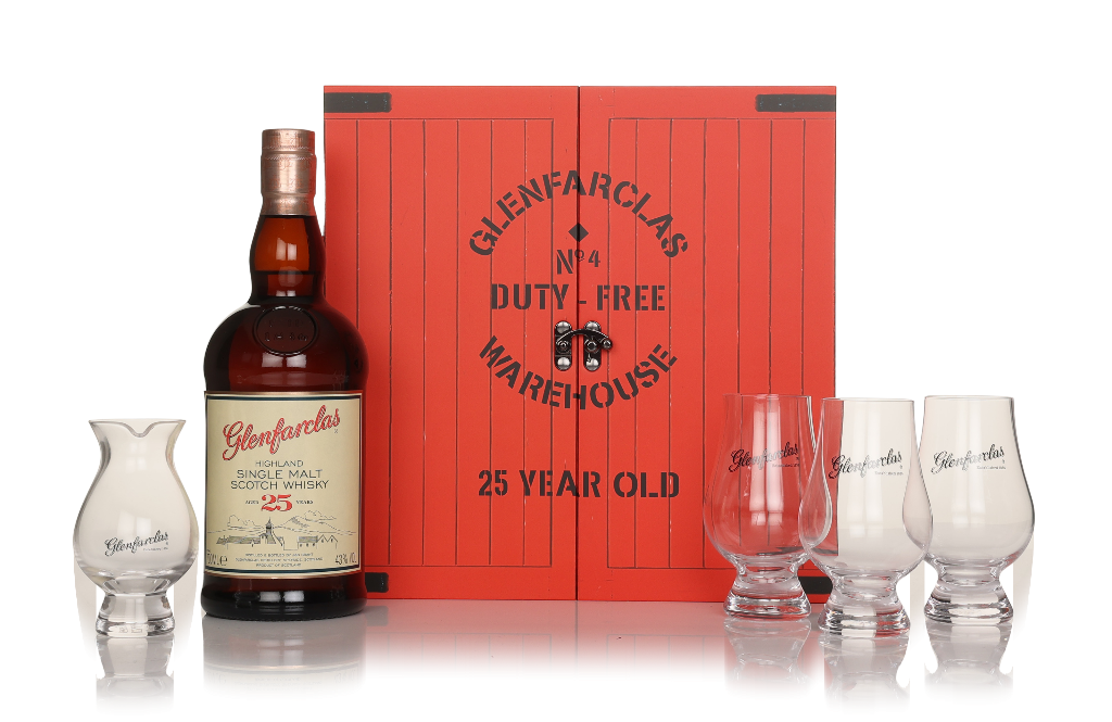 Glenfarclas 25 Year Old Glasses and Jug Gift Set 70cl product image