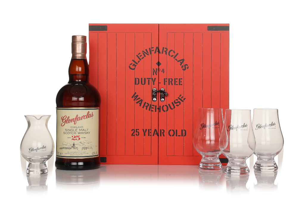 Glenfarclas 25 Year Old Glasses and Jug Gift Set 70cl product image