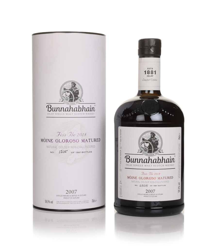 Bunnahabhain 10 Year Old 2007 Mòine Oloroso Matured - Fèis Ìle 2018 70cl product image