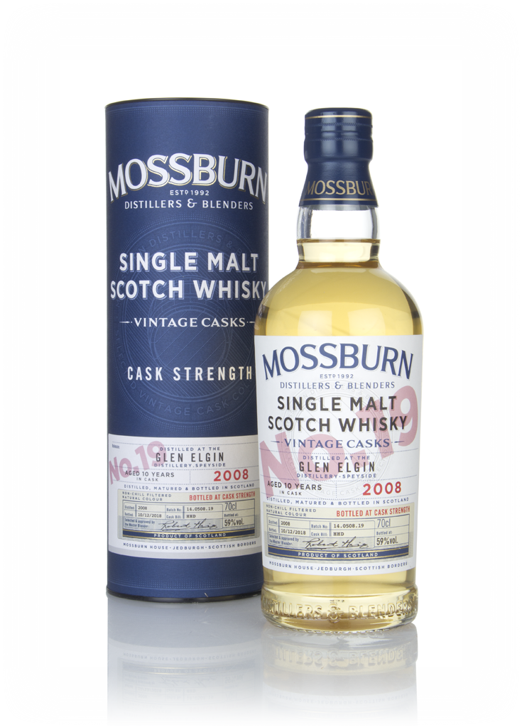 Glen Elgin 10 Year Old 2008 - Cask Strength (Mossburn) 70cl product image