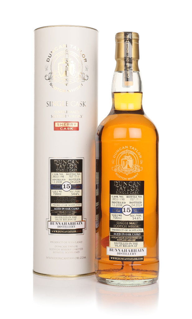 Bunnahabhain 15 Year Old 2008 (cask 38551198) - Single Cask (Duncan Taylor) 70cl product image