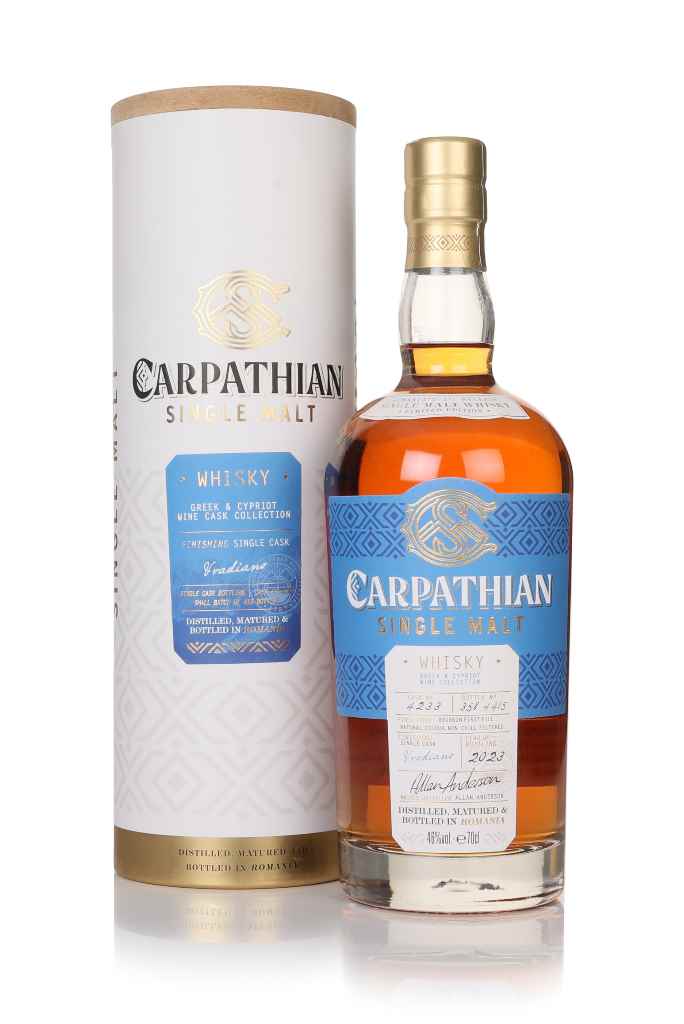 Carpathian Single Malt Vradiano Cask Finish - Greek & Cypriot Wine Cask Collection 70cl product image