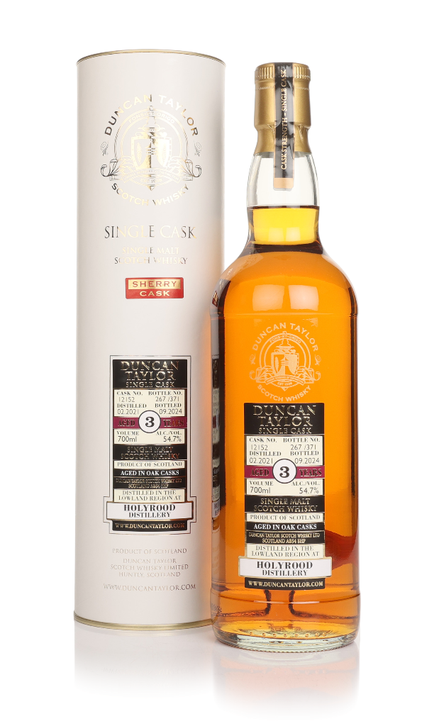 Holyrood 3 Year Old 2021 (cask 12152) - Single Cask (Duncan Taylor) 70cl product image