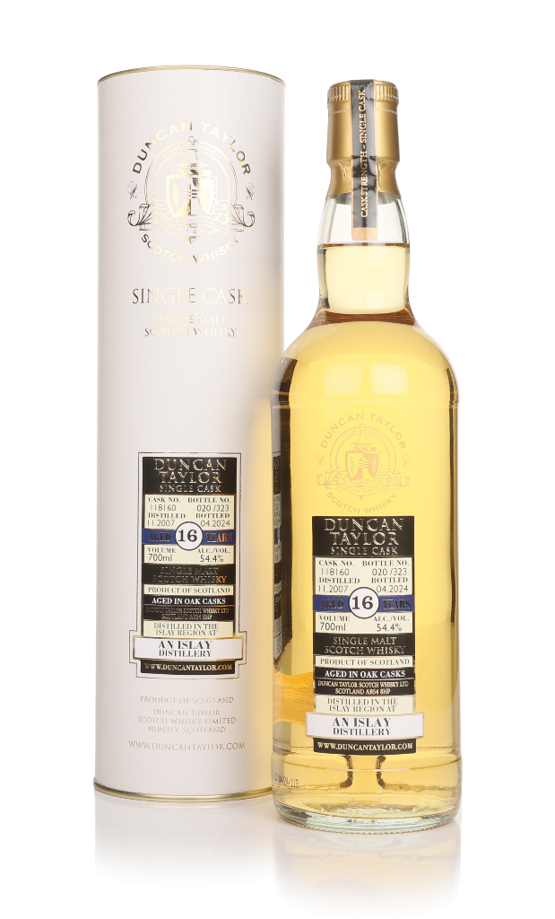 Islay Single Malt 16 Year Old 2007 (cask 118160) - Single Cask (Duncan Taylor) 70cl product image