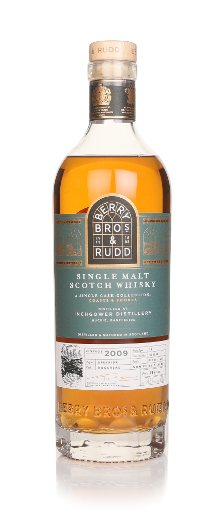 Inchgower 14 Year Old 2009 (cask 301032) - Coasts & Shores (Berry Bros. & Rudd) 70cl product image
