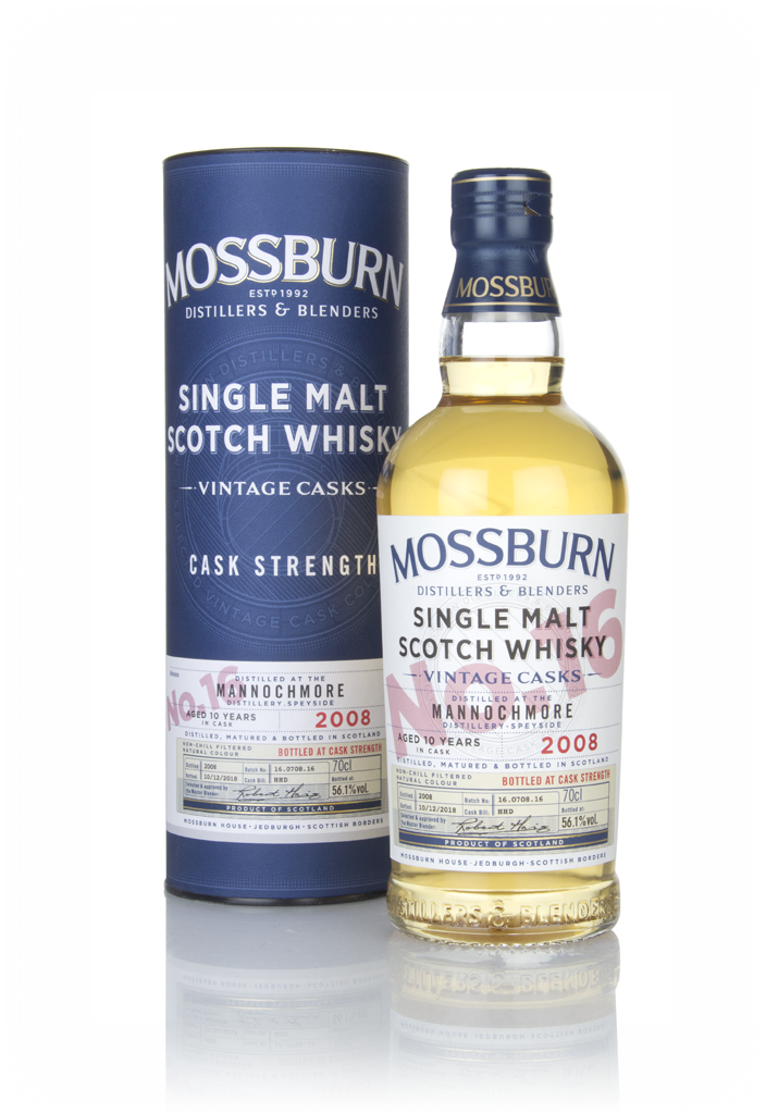 Mannochmore 10 Year Old 2008 - Cask Strength (Mossburn) 70cl product image