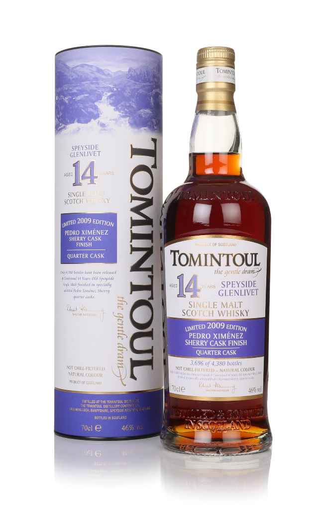 Tomintoul 14 Year Old 2009 PX Sherry Quarter Cask Finish 70cl product image