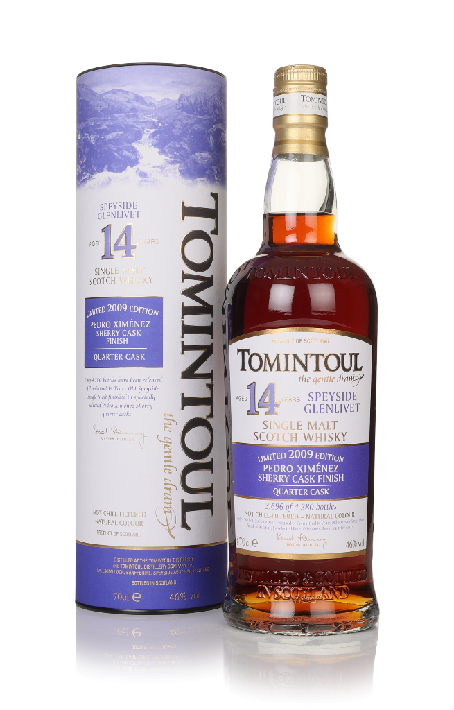 Tomintoul 14 Year Old 2009 PX Sherry Quarter Cask Finish 70cl product image