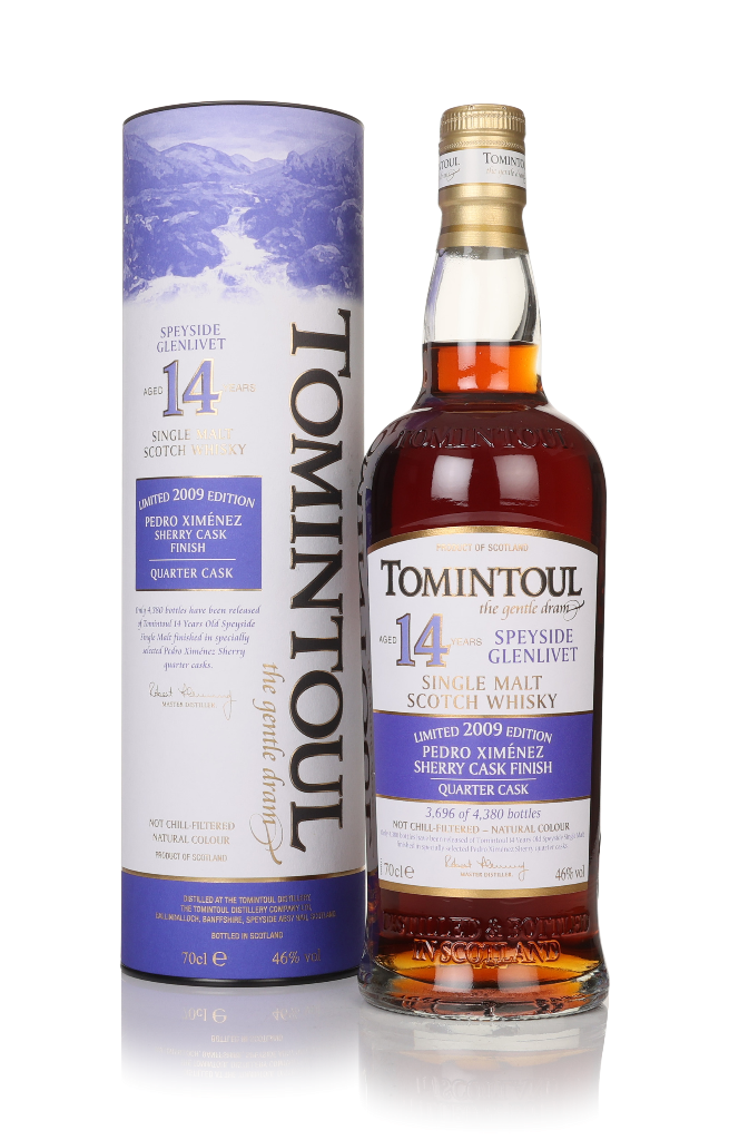 Tomintoul 14 Year Old 2009 PX Sherry Quarter Cask Finish 70cl product image