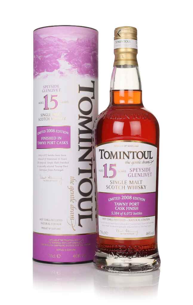 Tomintoul 15 Year Old 2008 Tawny Port Cask Finish 70cl product image
