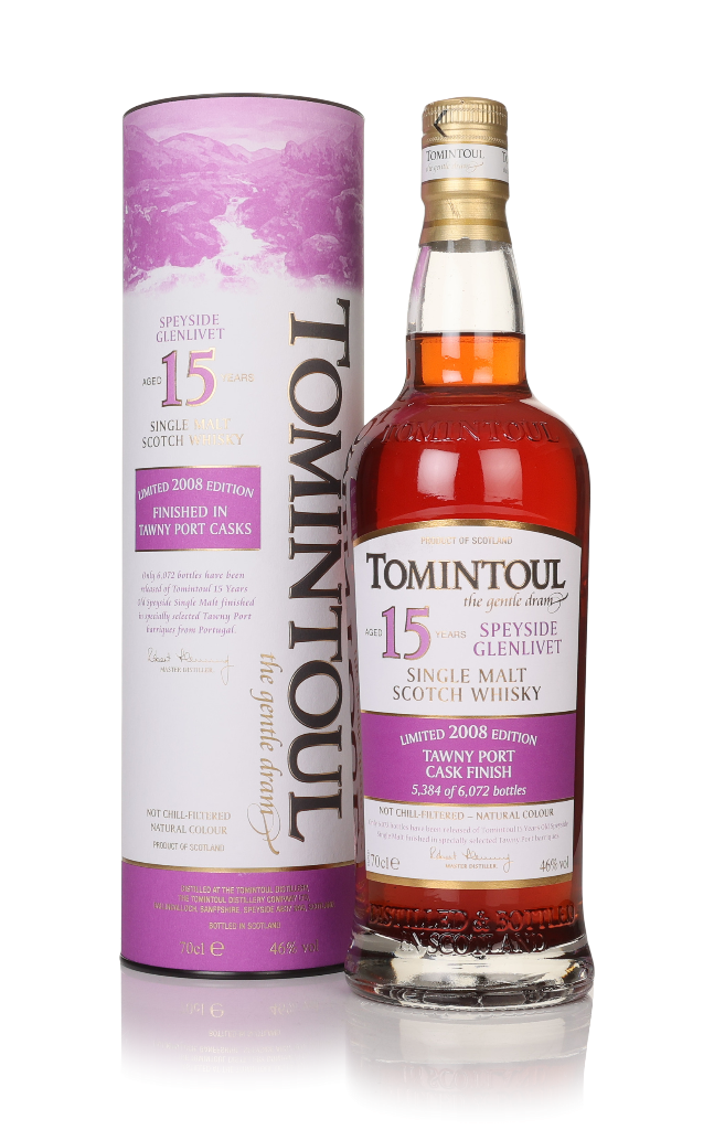 Tomintoul 15 Year Old 2008 Tawny Port Cask Finish 70cl product image