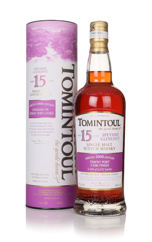 Tomintoul 15 Year Old 2008 Tawny Port Cask Finish 70cl product image