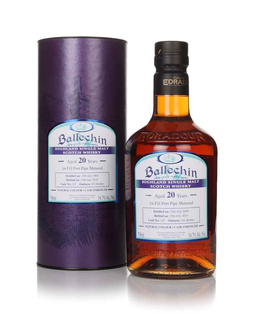 Ballechin 20 Year Old 2004 (cask 347) - Port Pipe Cask 70cl product image