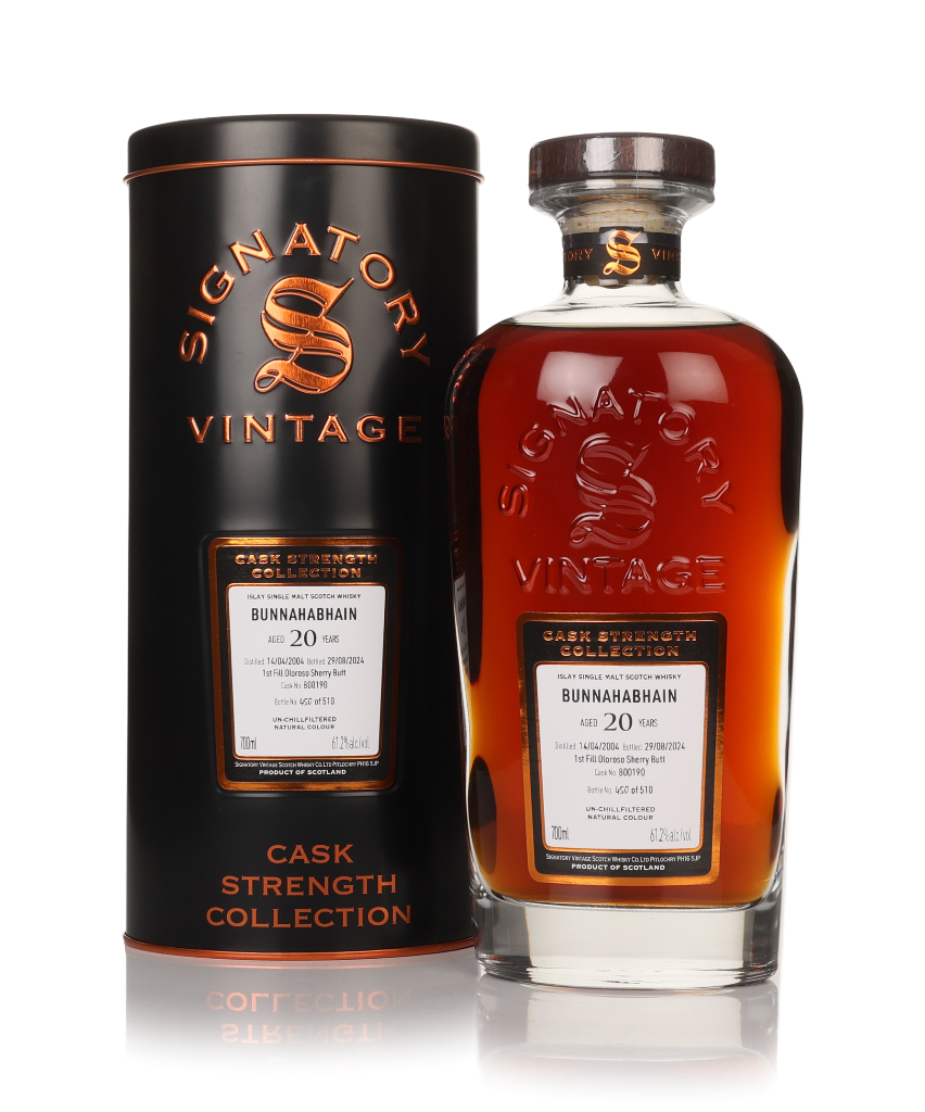 Bunnahabhain 20 Year Old 2004 (cask 800190) - Cask Strength Collection (Signatory) 70cl product image