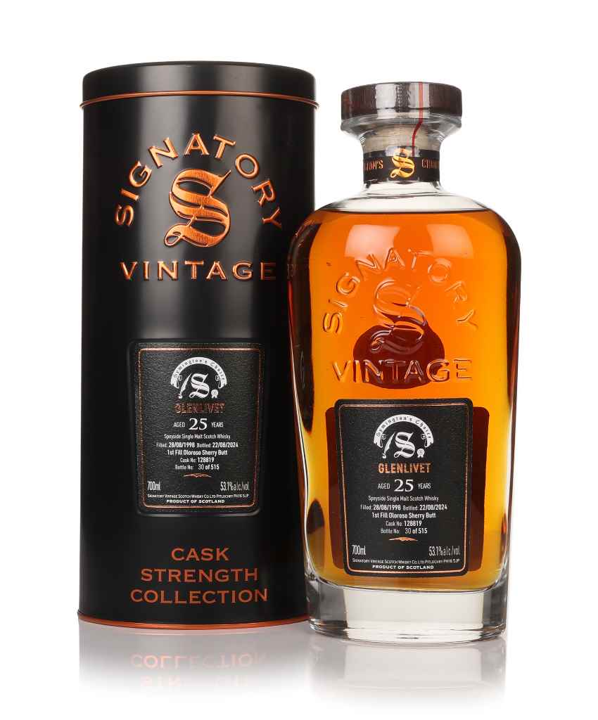 Glenlivet 25 Year Old 1998 (cask 128819) - Cask Strength Collection (Signatory) 70cl product image