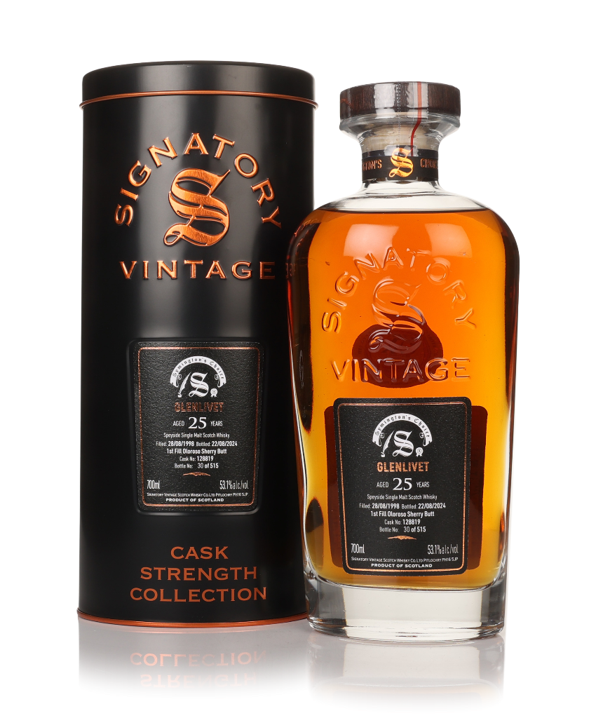 Glenlivet 25 Year Old 1998 (cask 128819) - Cask Strength Collection (Signatory) 70cl product image