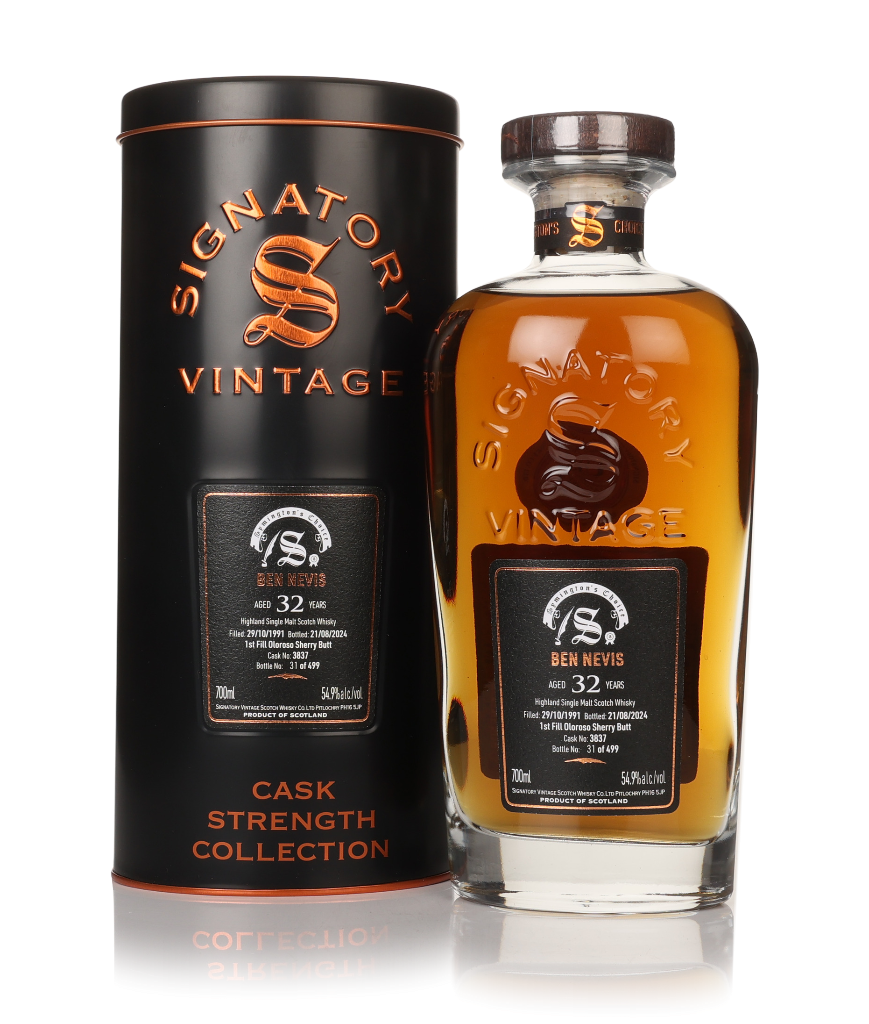 Ben Nevis 32 Year Old 1991 (cask 3837) - Cask Strength Collection (Signatory) 70cl product image