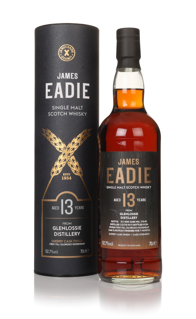 Glenlossie 13 Year Old 2011 (cask 378491) - James Eadie 70cl product image