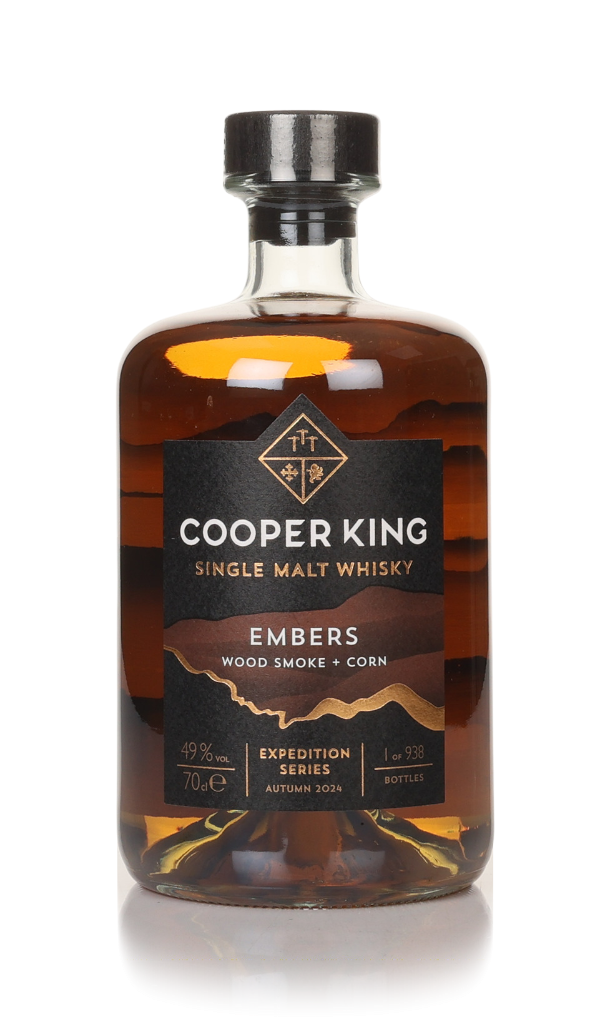 Cooper King Embers Wood Smoke + Corn Single Malt Whisky - Expedition Series Autumn 2024 70cl product image