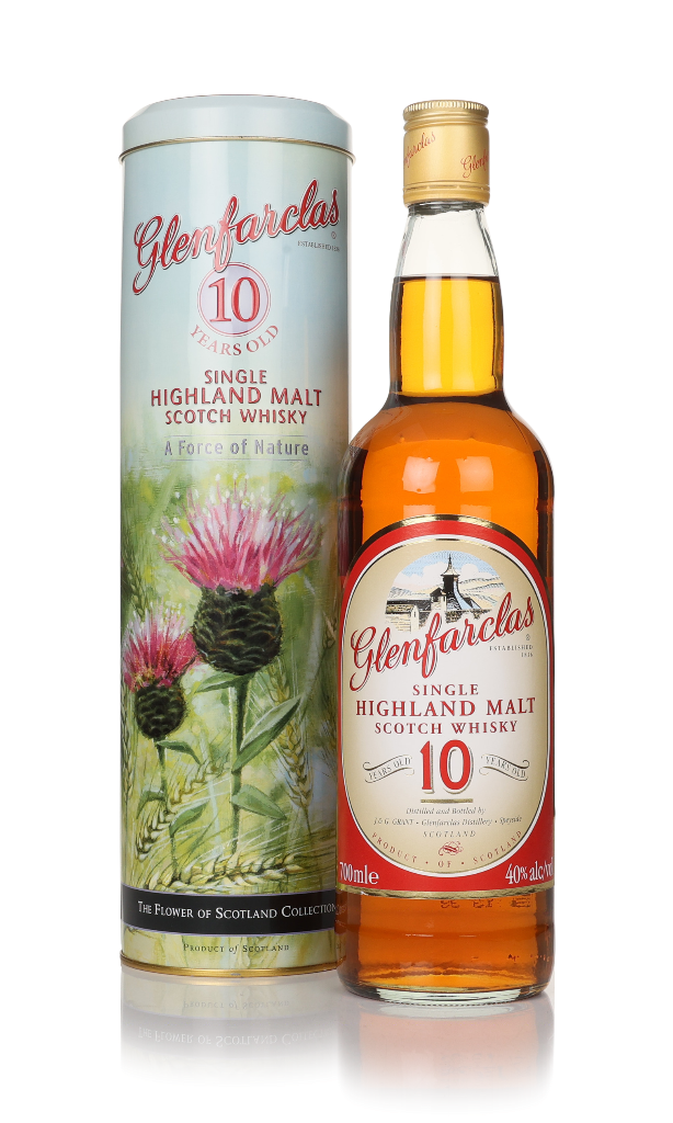 Glenfarclas 10 Year Old - Flower of Scotland Collection - 1990s 70cl product image