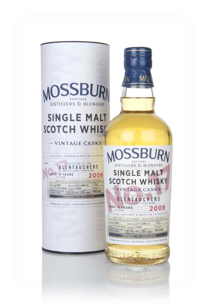 Glentauchers 10 Year Old 2008 - Vintage Casks (Mossburn) 70cl product image