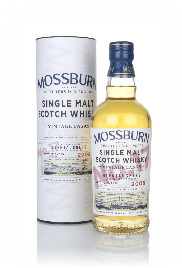Glentauchers 10 Year Old 2008 - Vintage Casks (Mossburn) 70cl product image