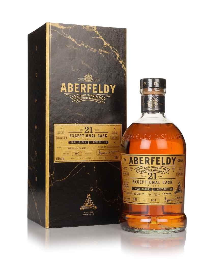 Aberfeldy 21 Year Old - Exceptional Cask Series - Pauillac  Red Wine Cask Finish 70cl product image