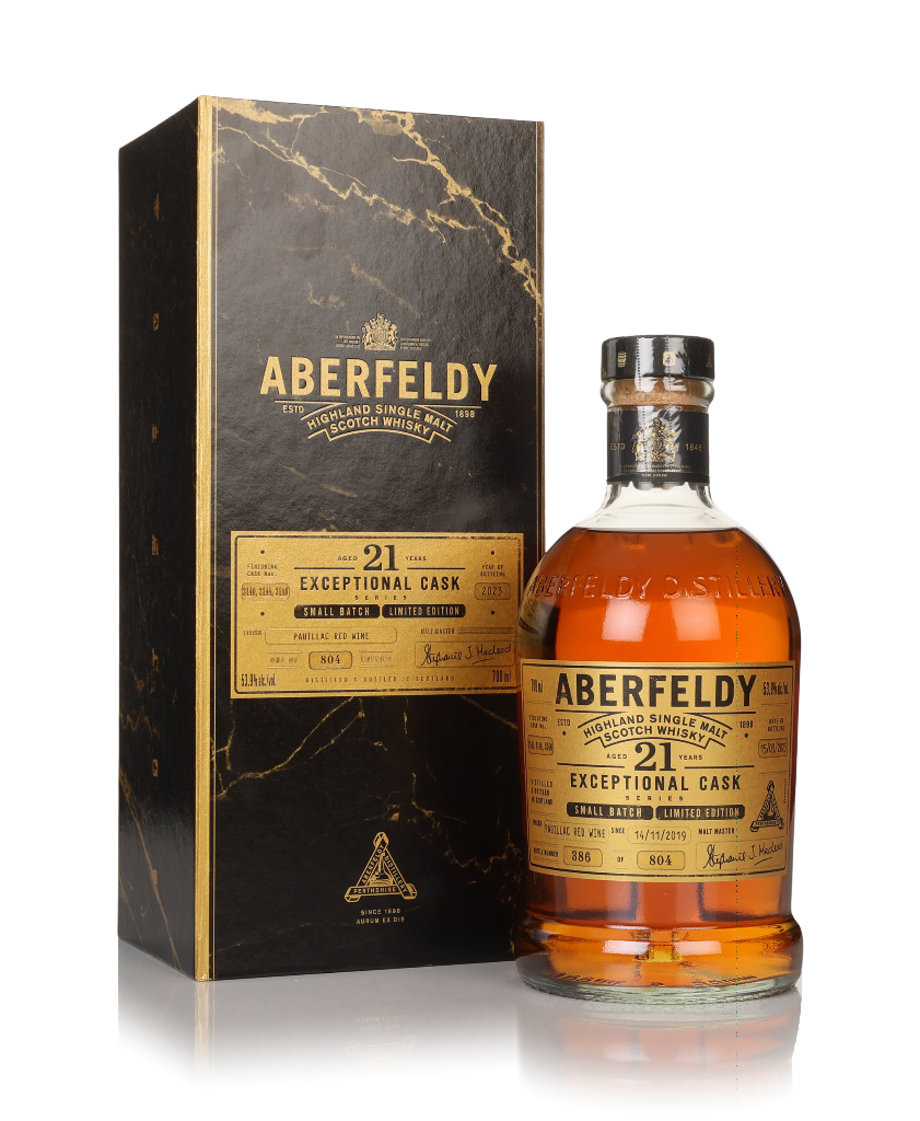 Aberfeldy 21 Year Old - Exceptional Cask Series - Pauillac  Red Wine Cask Finish 70cl product image