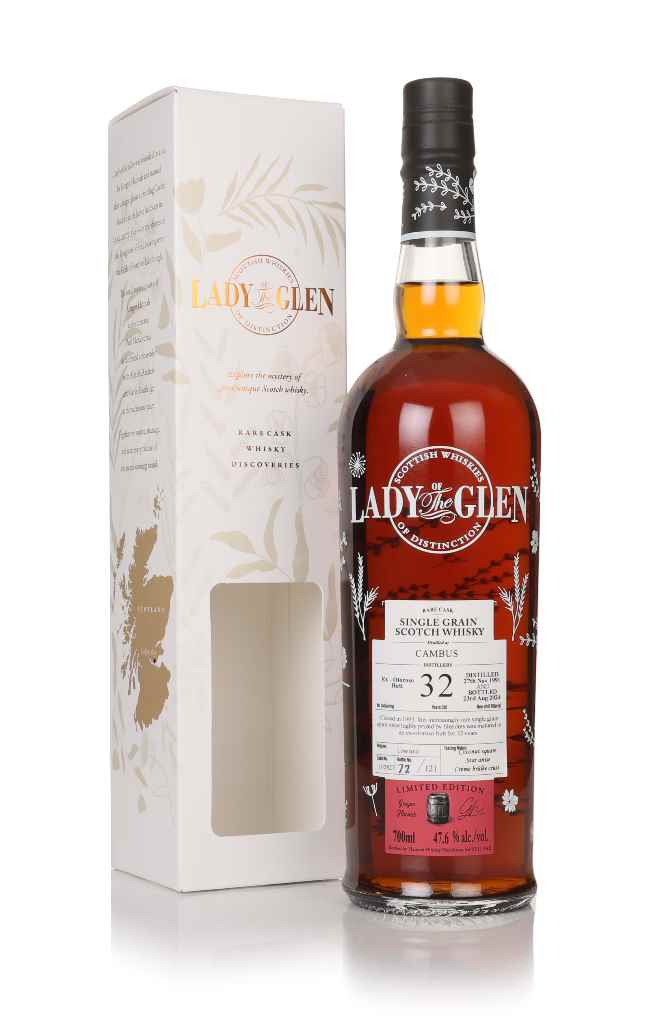Cambus 32 Year Old 1991 (cask 102827) - Lady of the Glen (Hannah Whisky Merchants) 70cl product image