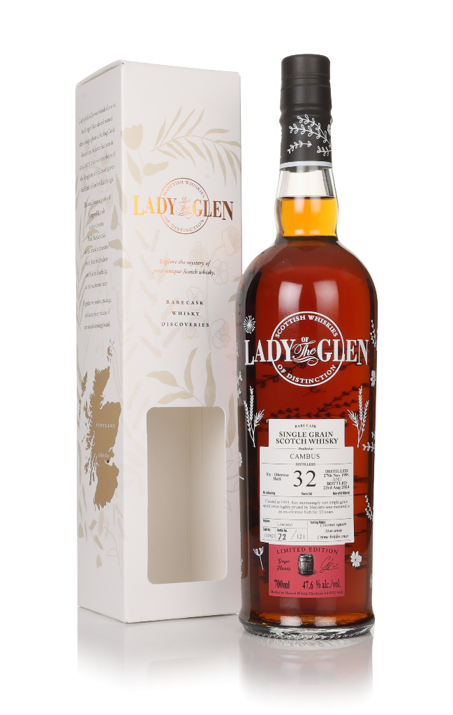 Cambus 32 Year Old 1991 (cask 102827) - Lady of the Glen (Hannah Whisky Merchants) 70cl product image