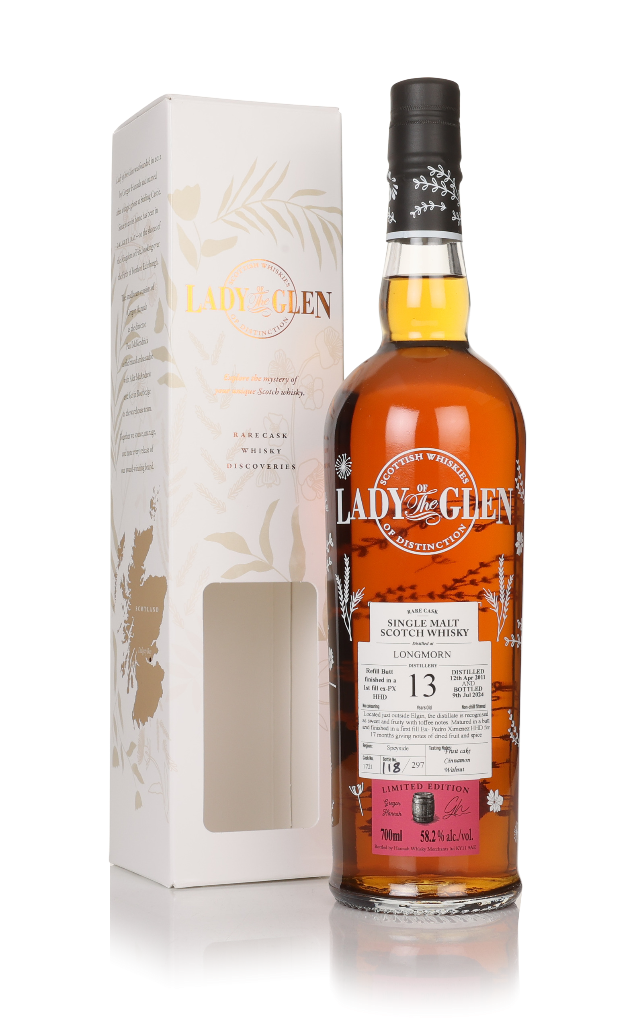 Longmorn 13 Year Old 2011 (cask 1721) - Lady of the Glen (Hannah Whisky Merchants) 70cl product image