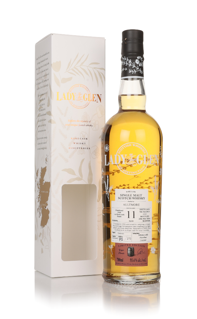 Aultmore 11 Year Old 2013 (cask 300445) - Lady of the Glen (Hannah Whisky Merchants) 70cl product image