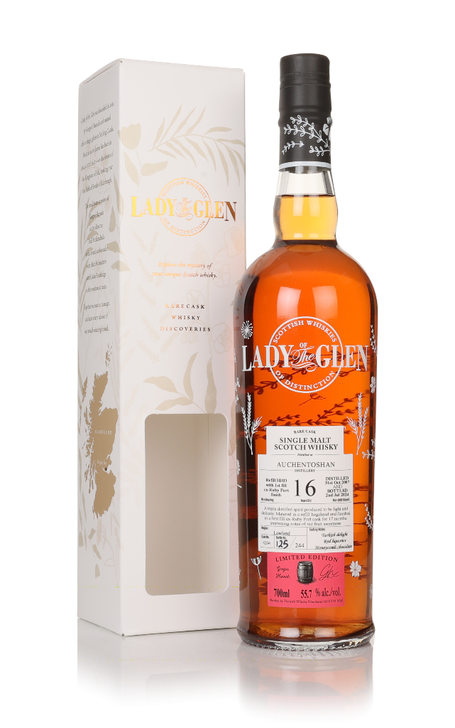 Auchentoshan 16 Year Old 2007 (cask 4204) - Lady of the Glen (Hannah Whisky Merchants) 70cl product image