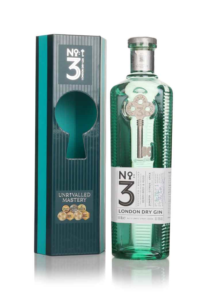 No.3 Gin with Gift Box 70cl product image