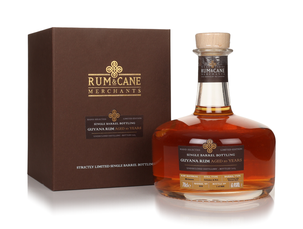 Guyana 10 Year Old (cask 949) - West Indies Rum & Cane Merchants 70cl product image