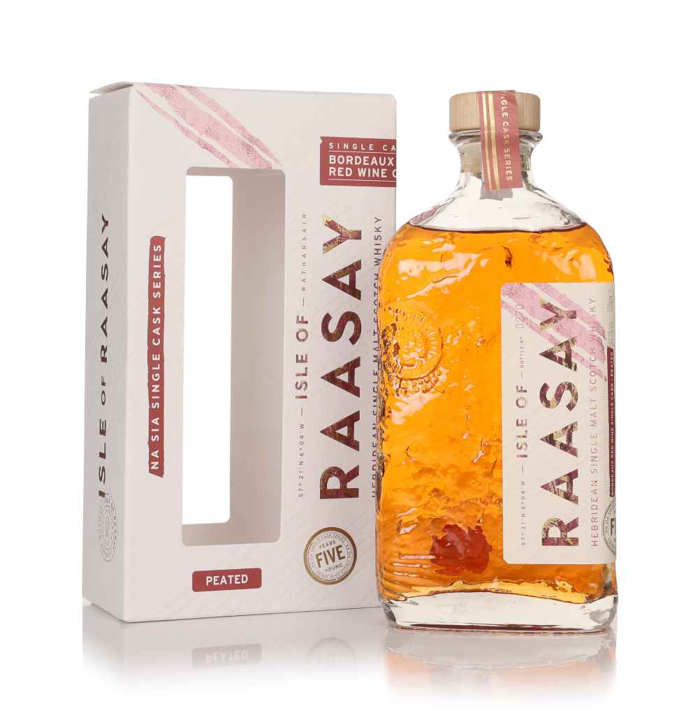 Isle of Raasay 5 Year Old Na Sia Single Cask Series - Peated Bordeaux Red Wine 70cl product image
