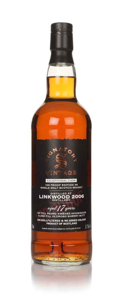 Linkwood 17 Year Old 2006 Exceptional Cask - 100 Proof Edition #6 (Signatory) 70cl product image