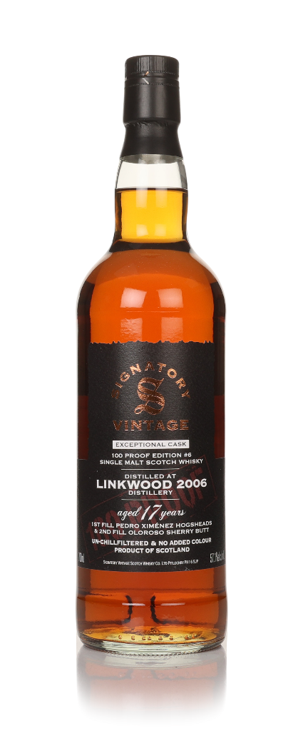 Linkwood 17 Year Old 2006 Exceptional Cask - 100 Proof Edition #6 (Signatory) 70cl product image