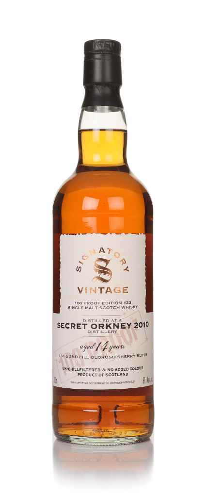Secret Orkney 14 Year Old 2010 - 100 Proof Edition #23 (Signatory) 70cl product image