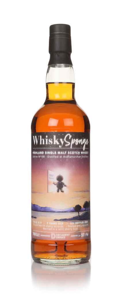 Ardnamurchan 7 Year Old V.16 & V.17 - Whisky Sponge Edition No.100 (Decadent Drinks) 70cl product image