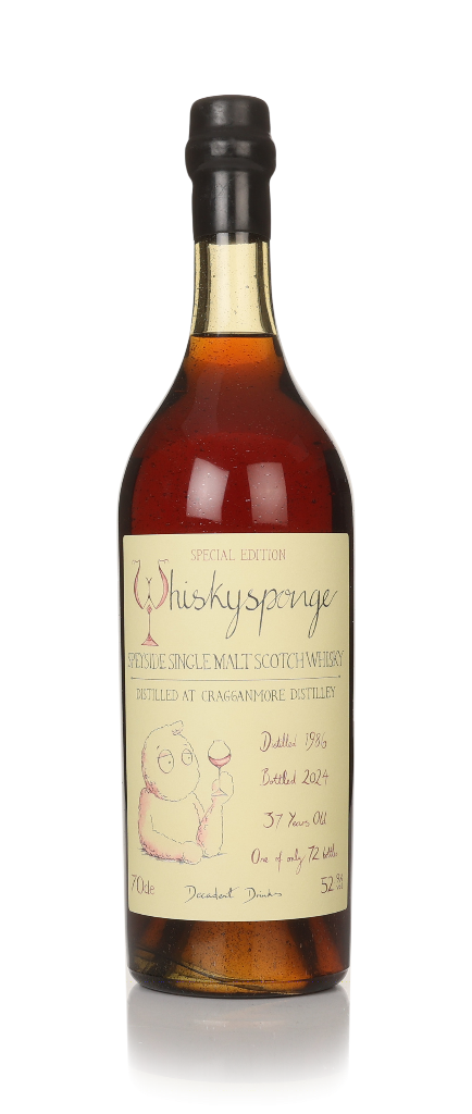 Cragganmore 37 Year Old 1986 - Whisky Sponge Special Edition (Decadent Drinks) 70cl product image
