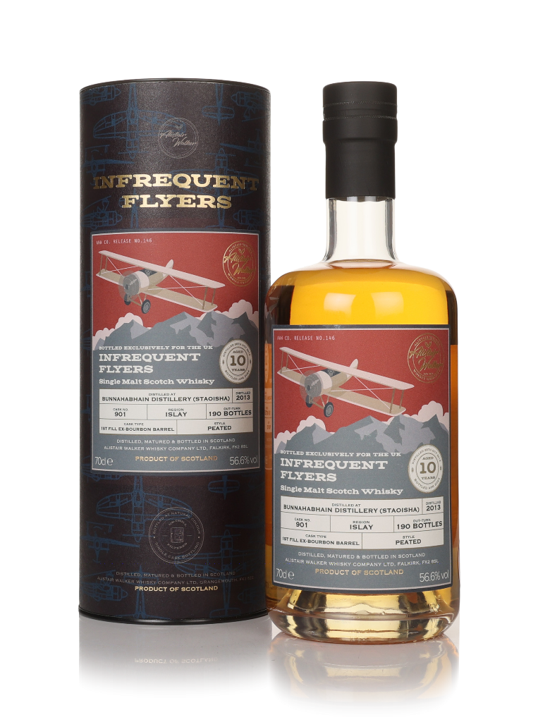 Bunnahabhain (Staoisha) 10 Year Old 2013 (cask 901) - Infrequent Flyers (Alistair Walker) 70cl product image
