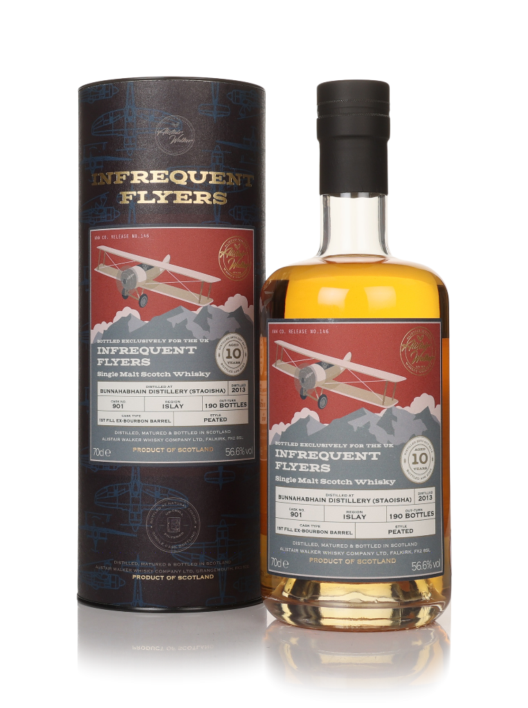 Bunnahabhain (Staoisha) 10 Year Old 2013 (cask 901) - Infrequent Flyers (Alistair Walker) 70cl product image