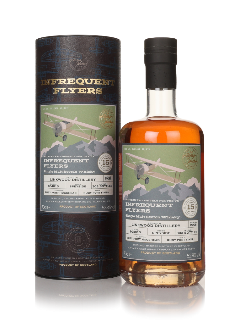 Linkwood 15 Year Old 2008 (cask 804813) - Infrequent Flyers (Alistair Walker) 70cl product image