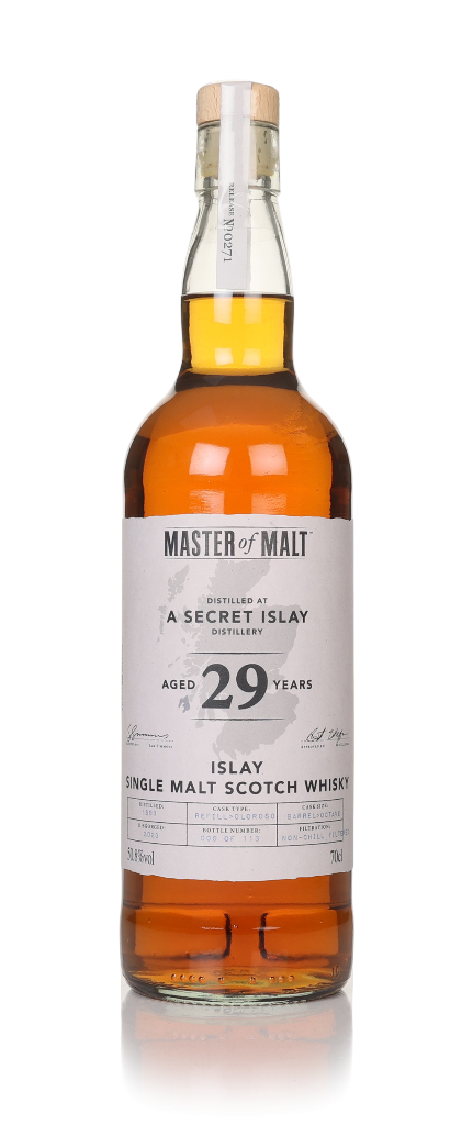 A Secret Islay Distillery 29 Year Old 1993 (Master of Malt) 70cl product image