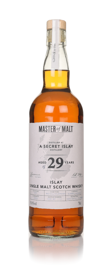 A Secret Islay Distillery 29 Year Old 1993 (Master of Malt) 70cl product image