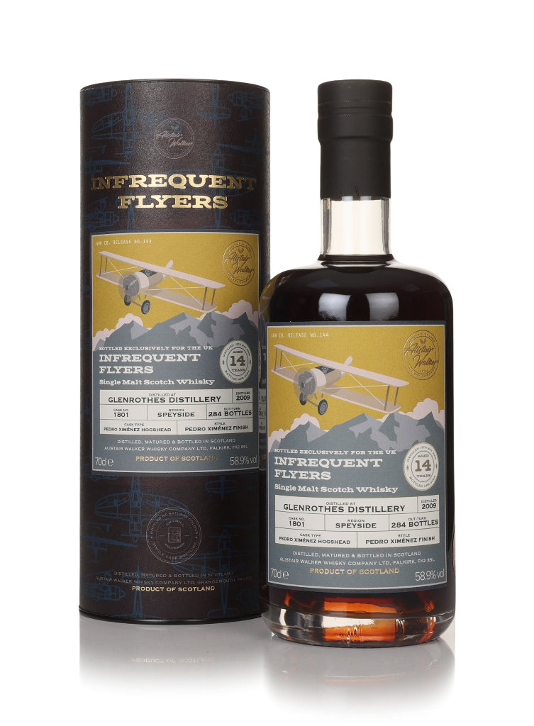 Glenrothes 14 Year Old 2009 (cask 1801) - Infrequent Flyers (Alistair Walker) 70cl product image