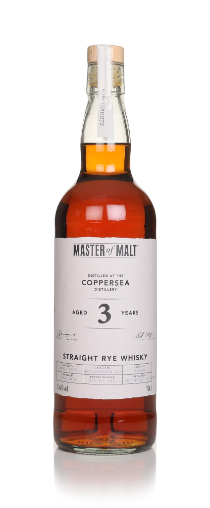 Coppersea 3 Year Old 2016 (Master of Malt) 70cl product image