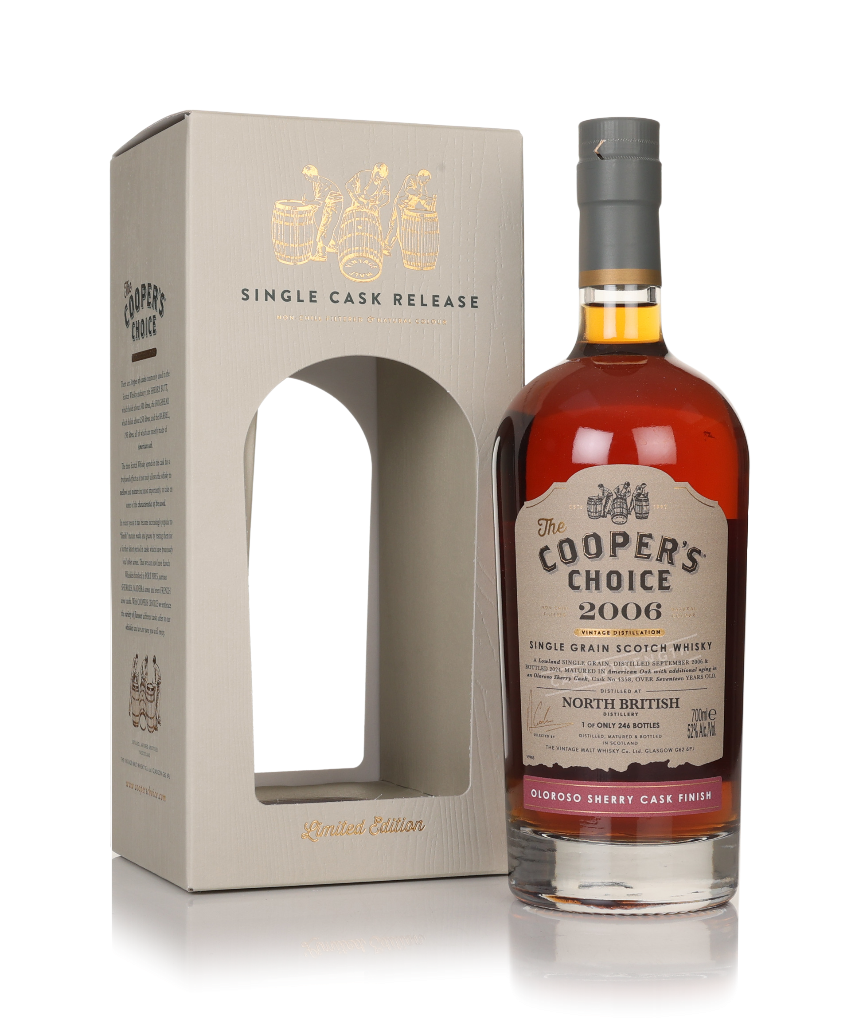 North British 17 Year Old 2006 (cask 4358) - The Cooper's Choice (The Vintage Malt Whisky Co.) 70cl product image