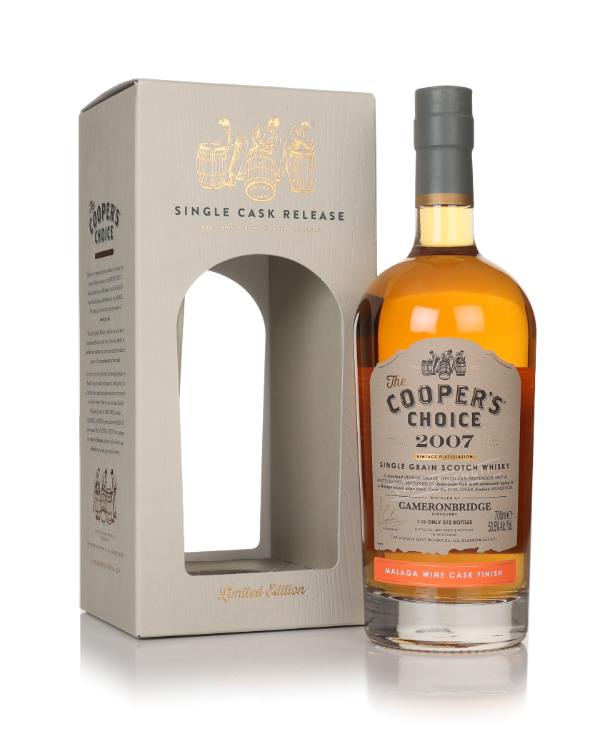 Cameronbridge 16 Year Old 2007 (cask 0770) - The Cooper's Choice (The Vintage Malt Whisky Co.) 70cl product image